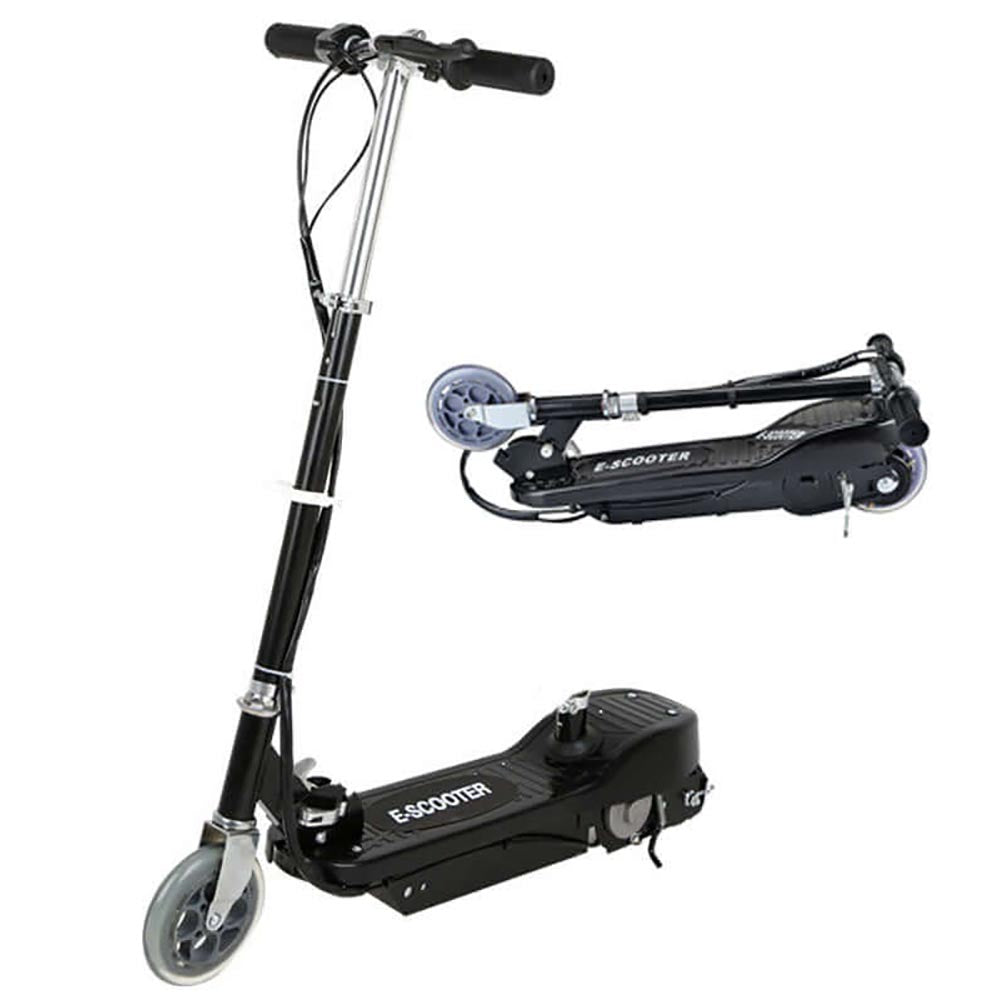 Side view of scooter with 8 inch wheels
