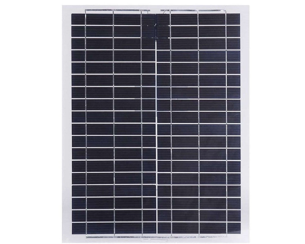 Solar panel showing 36 solar cells