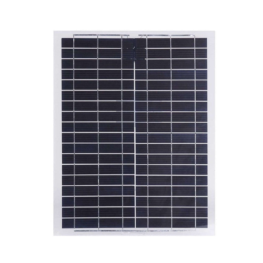 Solar panel installed on RV roof