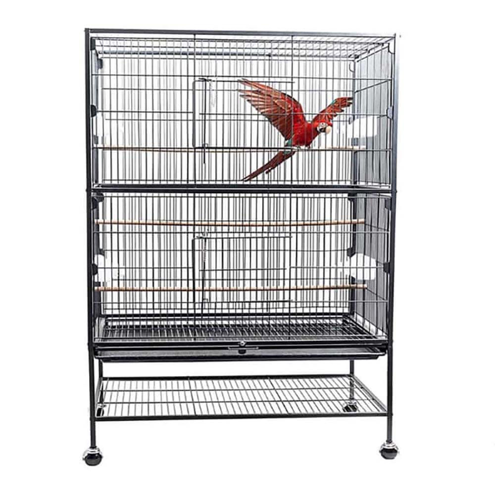 Bird Cage Parrot Aviary Perch Carrier