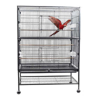 Thumbnail for Bird Cage Parrot Aviary Perch Carrier