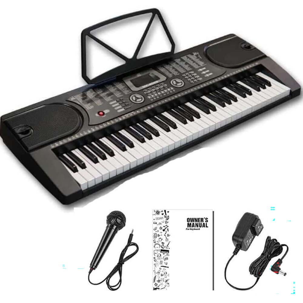 Keyboard piano with demonstration songs
