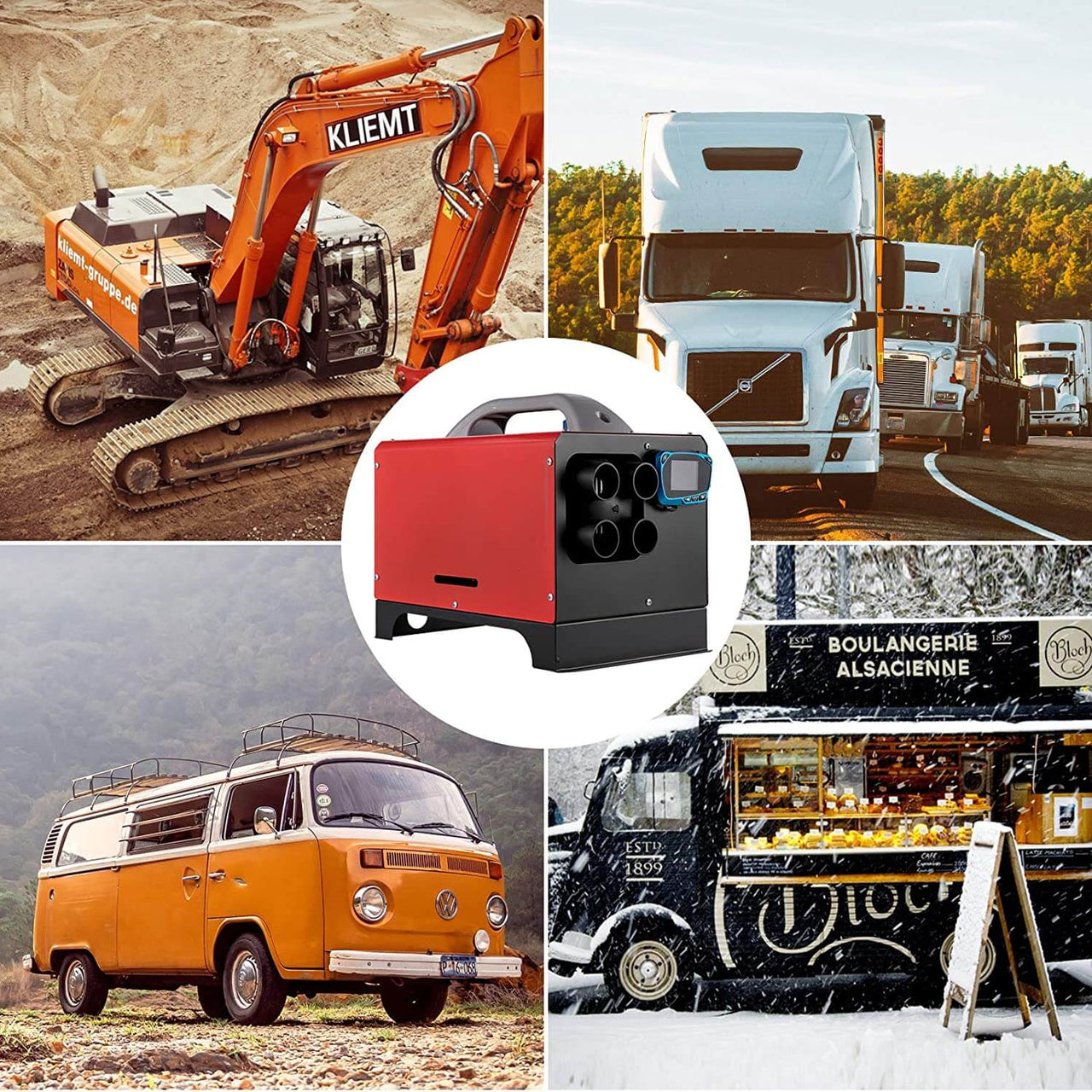 Diesel Air Heater 5KW 12V Full Kit - The Shopsite