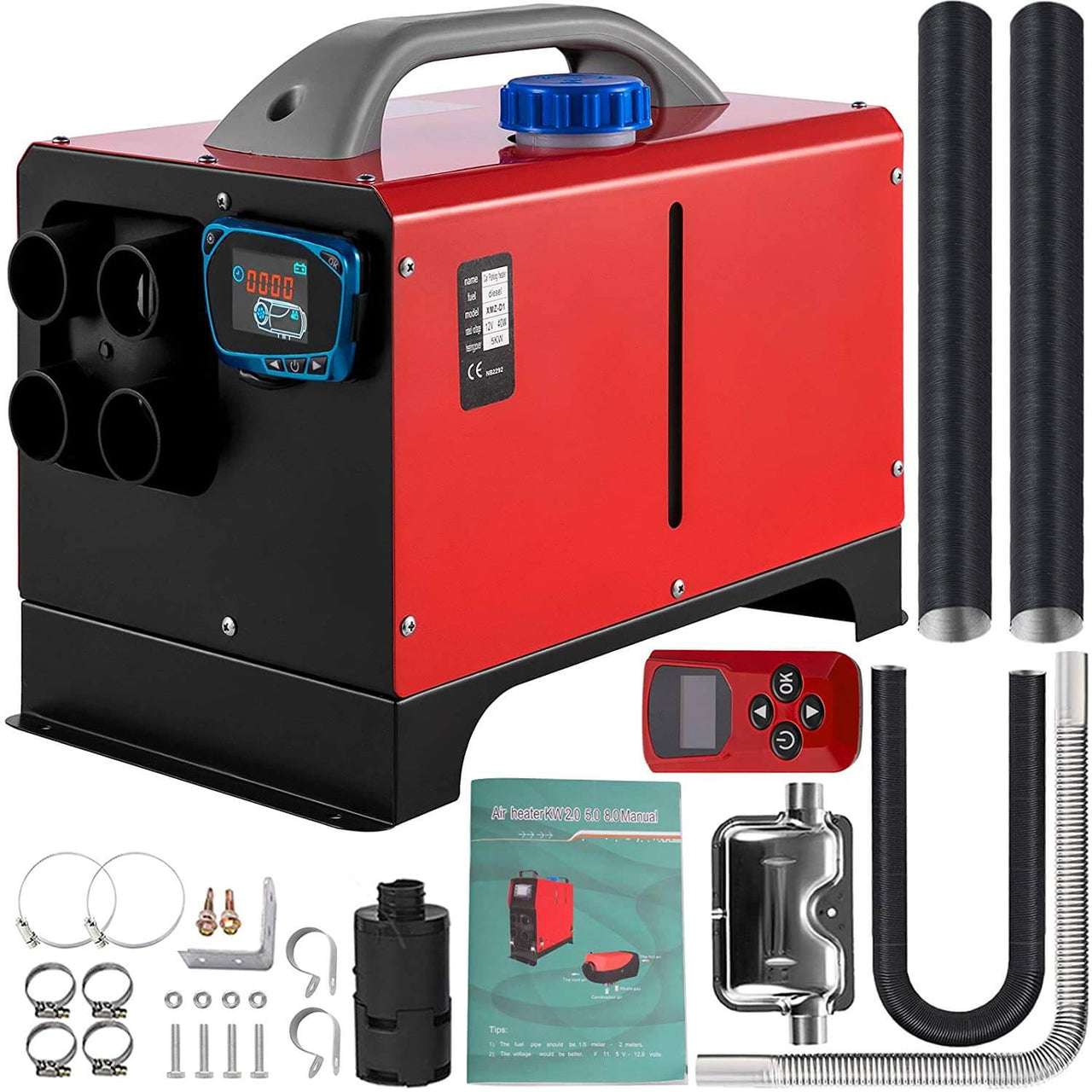 Diesel Air Heater 5KW 12V Full Kit - The Shopsite