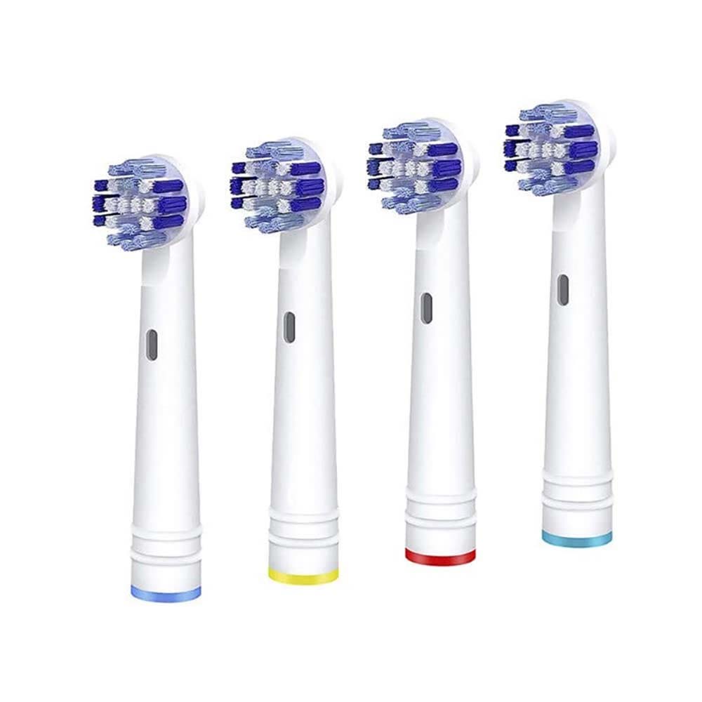 Brush heads installed on electric toothbrush handle