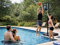 Thumbnail for Portable Adjustable Basketball Hoop Board