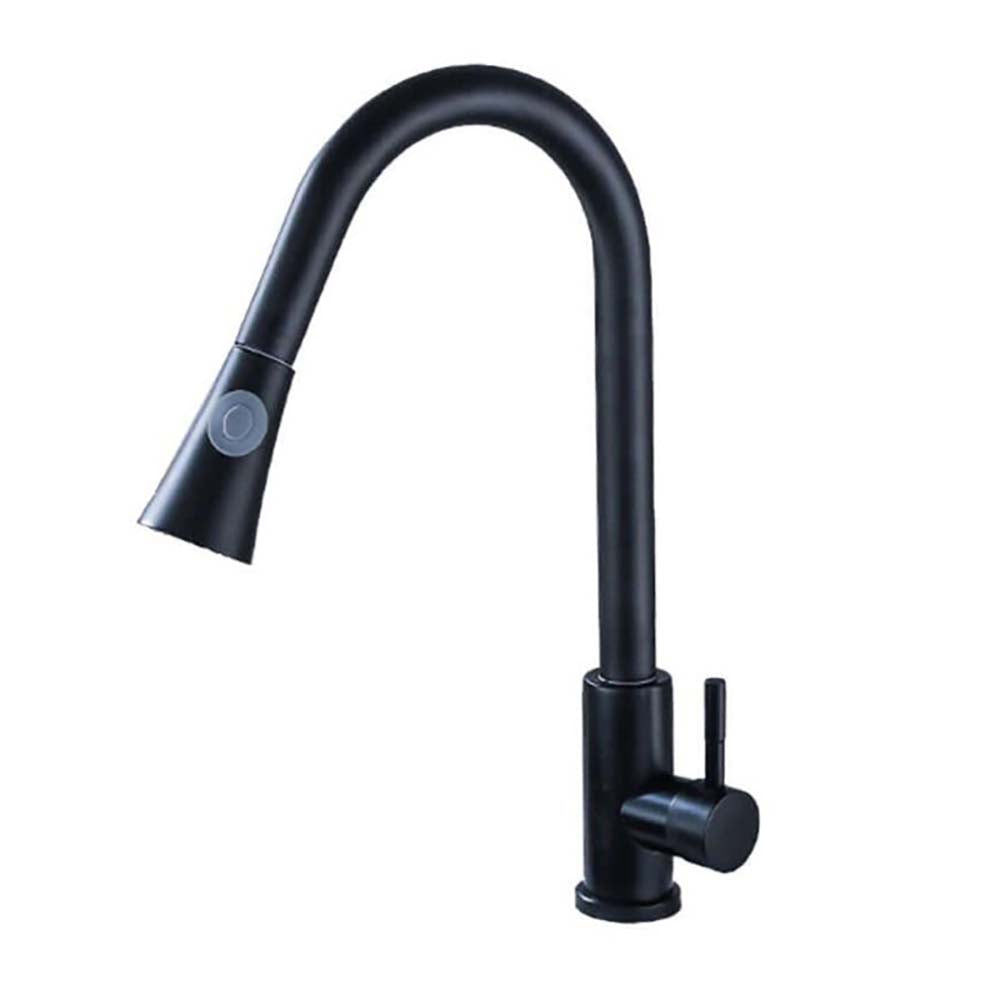 Kitchen mixer tap ergonomic spray wand switch