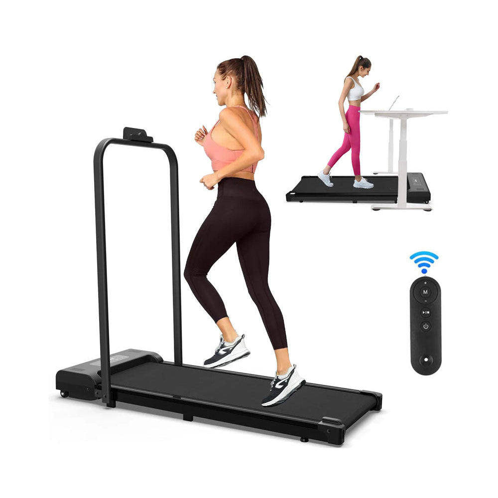 Treadmill with remote control and wrench included