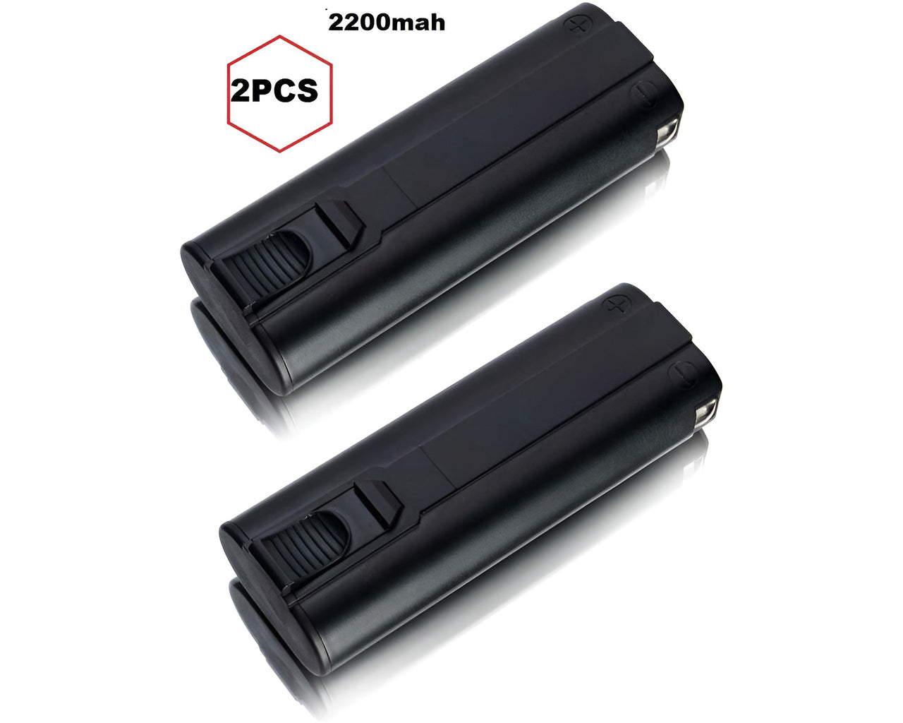Battery showing plug-in connector