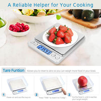 Thumbnail for Digital Scales Digital Kitchen Scale Toprime 500g 0.01g High Precision