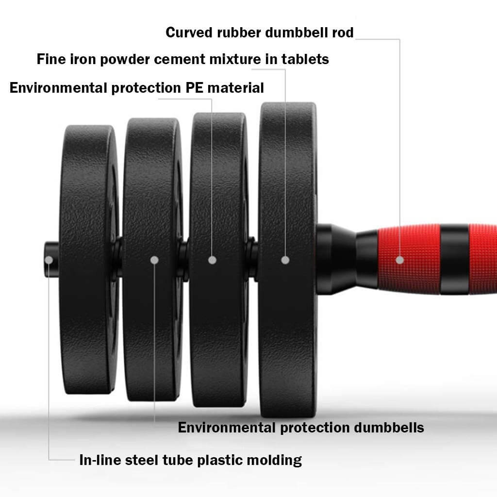 Dumbbells barbell set suitable for home gym use
