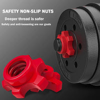 Thumbnail for Dumbbell set with end nuts
