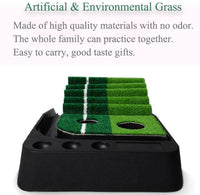 Thumbnail for Golf Putting Practice Mat 3 Meters, Indoor Golf Putter Practice Set - The Shopsite