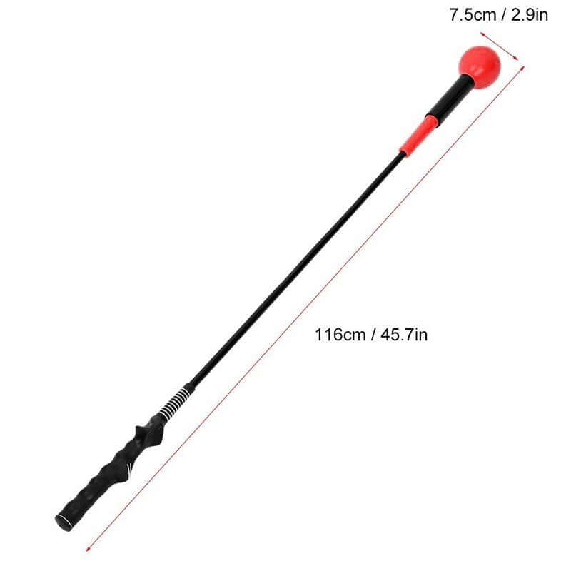 Golf Swing Trainer Ergonomic handlebar 115cm Red