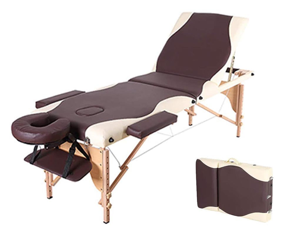 Foldable massage table suitable for physiotherapy