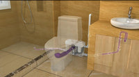 Thumbnail for Macerator Sewage Pump Automatic Flush for Toilet Sink Shower Bathroom - The Shopsite