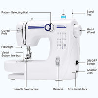 Thumbnail for Sewing Machine 12 Stitches, 2 Speeds - The Shopsite
