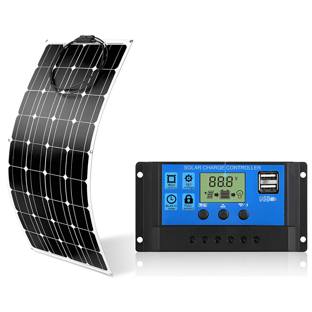 150W 18V Flexible Monocrystalline Solar Panel full view
