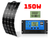 Thumbnail for 150W 18V Solar Panel Flexible Monocrystalline