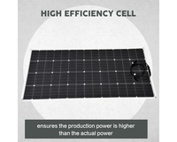 Thumbnail for Lightweight 150W solar panel with frameless edges