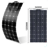 Thumbnail for Flexible 100W monocrystalline solar panel laid flat