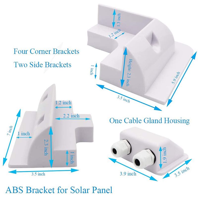Solar panel elevated for airflow