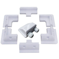 Thumbnail for Close-up of ABS solar panel corner bracket