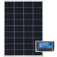 Thumbnail for Solar Panel 200W polycrystalline with sunlight reflection