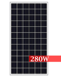 Thumbnail for 280W polycrystalline solar panel 36V front view