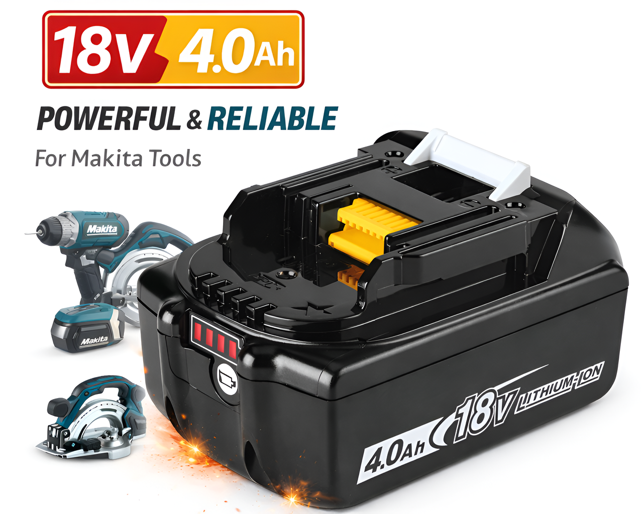 Replacement Makita 18V Battery