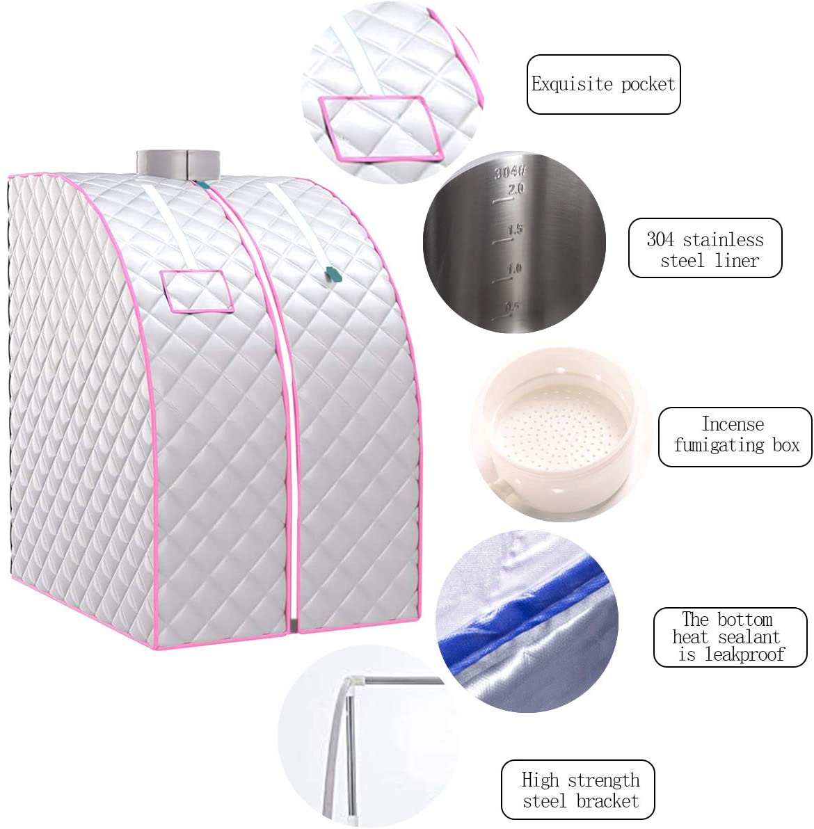 Portable SPA Room Therapeutic Personal Sauna Steam Room - The Shopsite