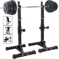 Thumbnail for Squat Rack Weight Adjustable Lifting Stand
