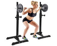 Thumbnail for Squat Rack Weight Adjustable Lifting Stand