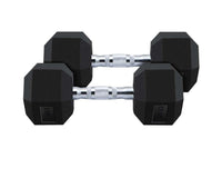 Thumbnail for Dumbbells set showing non-roll hex shape