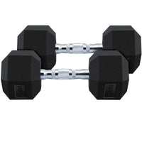 Thumbnail for Dumbbells Set 2X 10kg hex weights