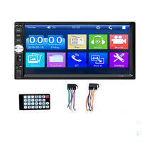 Thumbnail for Universal car stereo with black plastic casing