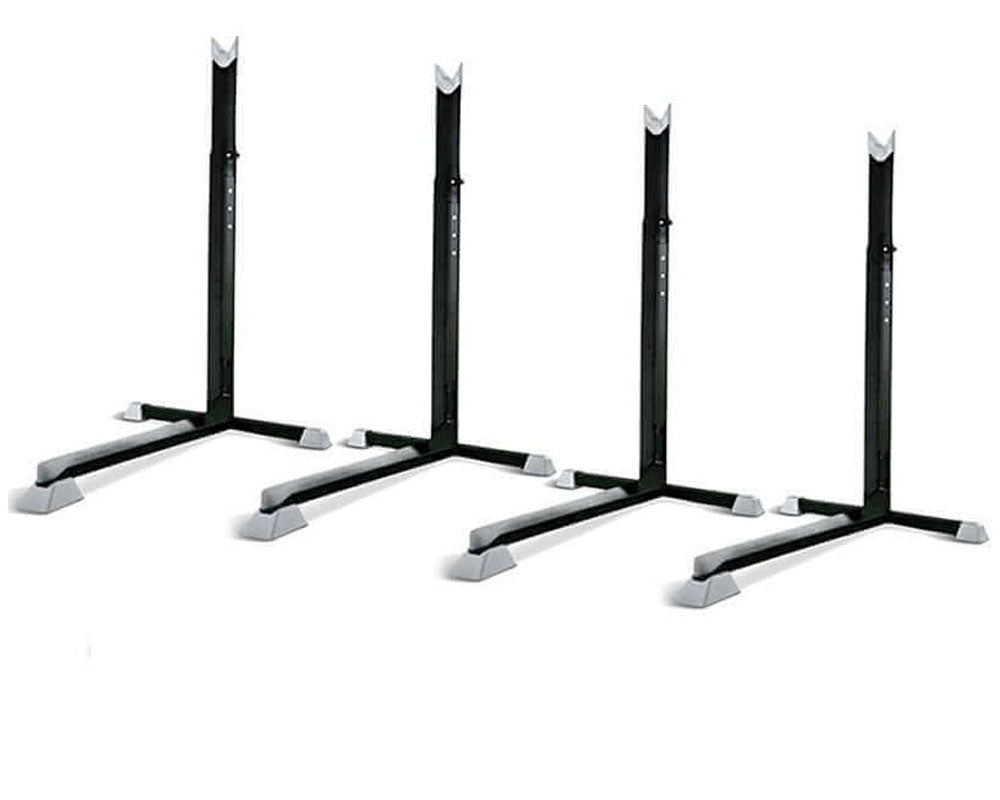 Bike rack stand 4pcs in garage space-saving use