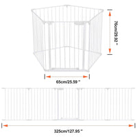 Thumbnail for Baby Pet Safety Gate Dog Playpen Fireplace Barrier - The Shopsite