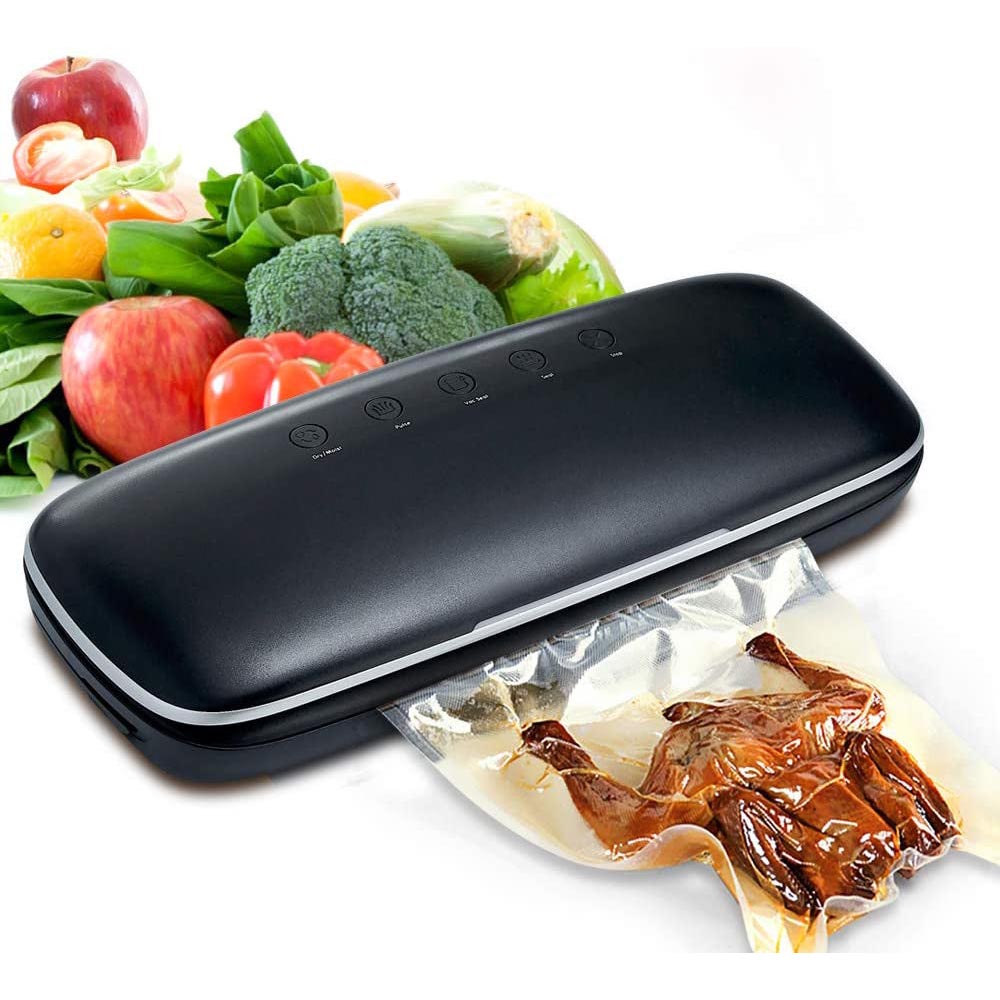 Vacuum sealer packaging showing included accessories