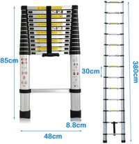 Thumbnail for Telescopic Ladder Aluminum 3.8Meter Multi-Purpose