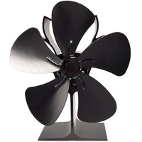 Thumbnail for 5-blade stove top fan on wood stove