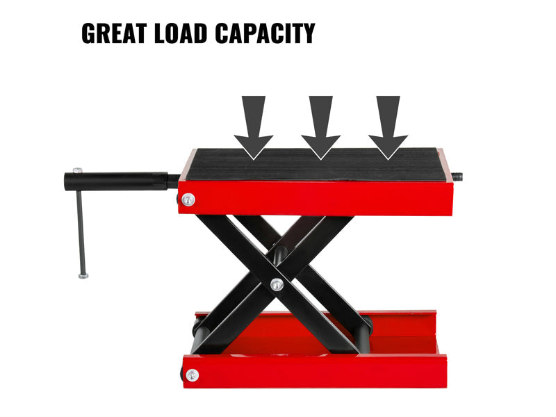 Motorcycle Scissor Lift Stand with Pad