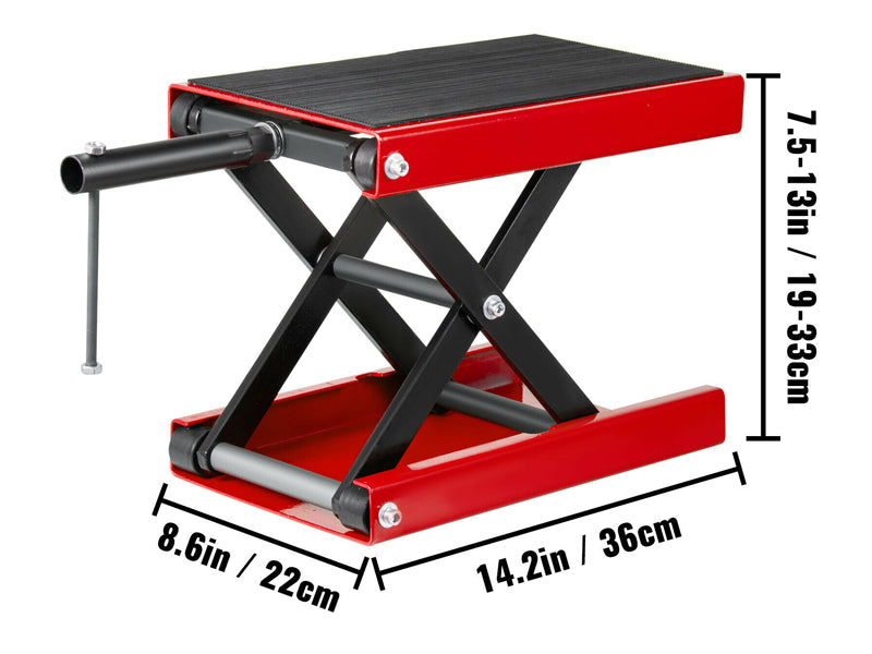 Motorcycle Scissor Lift Stand with Pad