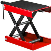 Thumbnail for Stable scissor lift stand for workshop use