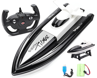 Thumbnail for Remote Control Boat – RC Racing Remote Control Boat with Battery Pack
