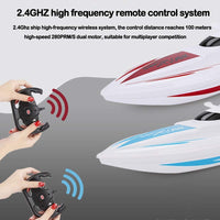 Thumbnail for Remote Control Boat – RC Racing Remote Control Boat with Dual Motors