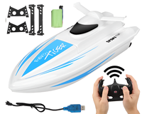 Thumbnail for Remote Control Boat – RC Racing Remote Control Boat with Dual Motors