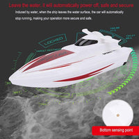 Thumbnail for Remote Control Boat – RC Racing Remote Control Boat with Battery Pack