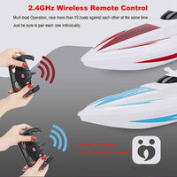 Thumbnail for Remote Control Boat – RC Racing Remote Control Boat with Battery Pack
