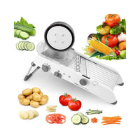 Thumbnail for Stainless steel mandoline slicer with user manual included